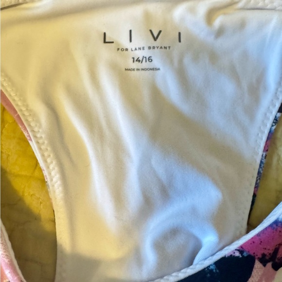 Livi Active Pink and Blue Abstract Mini Dress - Picture 3 of 3